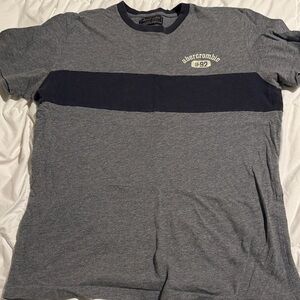 Abercrombie & Fitch Two-Tone Gray T-Shirt